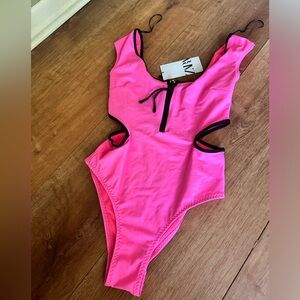 Zara Hot Pink Swimsuit